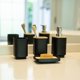 thumbnail image 5 of Set Accesorios de Baño 6pcs Bambo Simplit negro, 5 of 7