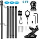 thumbnail image 2 of Kit de asta para bandera BONWIN de acero inoxidable de 1" y 1,5 m, negro, 2 of 8