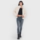 thumbnail image 4 of Chaqueta Mujer Teddy Ecru Cuello Alto Corona, 4 of 5