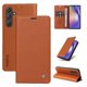 thumbnail image 1 of Funda Billetera de Cuero para Samsung Galaxy A55 5G con Tarjetero y Soporte - Tapa Magnética Marrón, 1 of 6