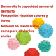 thumbnail image 2 of Set 6 Pelotas Texturizadas Goma Sensoriales Para Bebés, 2 of 6