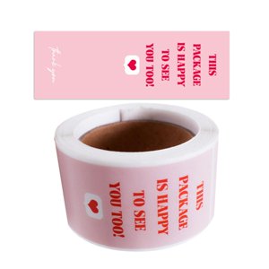 Bothyi - 100 Uds Etiquetas De Agradecimiento Etiquetas De Papel Adhesivas Para Tarjetas De Sellos Para El Hogar Vacaciones