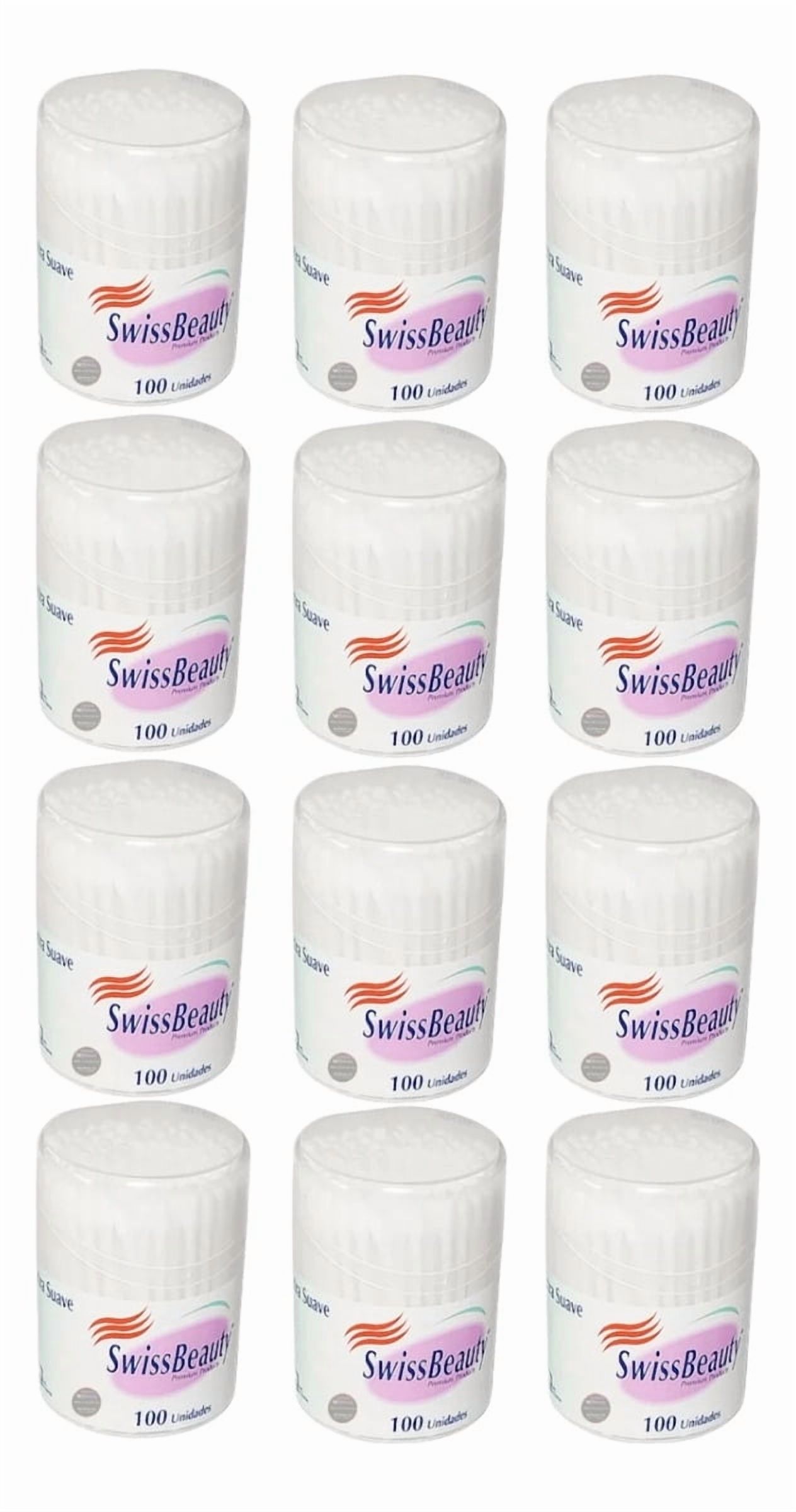 Swiss Beauty Cotonitos Extra Suaves 100 Unidades X 12