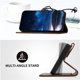 thumbnail image 3 of Funda Flip Premium Fibra de Carbono para iPhone 14 con Soporte y Cierre Marrón, 3 of 6