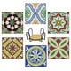 thumbnail image 1 of Posavasos pintura con diamante - Azulejos Cuadrados azul, 1 of 3