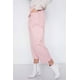 thumbnail image 3 of Pantalones de Cintura Ajustable con Broches y Pernera Ancha y Tobillo Liso de Estilo Chic Pastel, 3 of 5