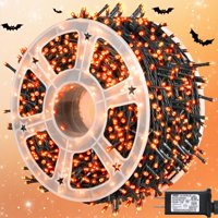 Cadena De Luces Led Kemooie 500, Color Naranja, 50 M, Resistente Al Agua