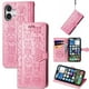 thumbnail image 2 of Funda Cartera FOXDOCK para iPhone 16 , Flip PU con Relieve de Gatos y Perros, Tarjetero y Soporte, 2 of 6