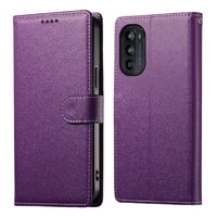 Funda Para Foxdock Motorola Moto G82 5G– Cuero Premium, 3 Ranuras Para Tarjetas, Protección Contra Impactos