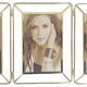 thumbnail image 2 of Porta Retrato Decorativo Hamburgo Gold Triple, 2 of 3