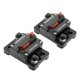 thumbnail image 3 of 2Pcs 12V / 32V Interruptor De Circuito De Automóvil RV En Línea Restablecimiento Manual Portafusibles 30A 50A, 3 of 5