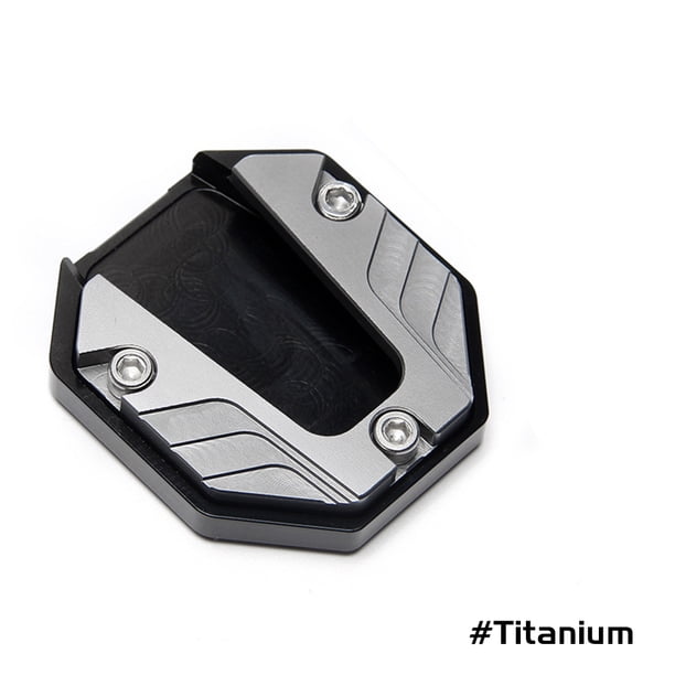 Universal Scooter Motorcycle Bike Kickstand Extender Foot Side Stand Extension Pad Support Plate Anti-skid Enlarged Base
