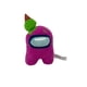 thumbnail image 1 of Peluche Just Toys Among US Crewmate rosa con helado de 15 cm, 1 of 4
