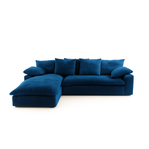 Jamaroff Home Atelier - Seccional Torino Felpa Azul
