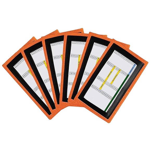 Banda para la muñeca Pro Athletics para adultos, paquete de 6, color naranja