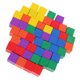 thumbnail image 1 of 50 Piezas De Bloques Cuadrados De Madera Coloridos Cubos Para Ni?os Juegos Creativos Juguete DIY, 1 of 5