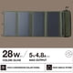 thumbnail image 3 of Cargador de panel solar portátil ELECOM NESTOUT 28W con 2 USB-A, 3 of 7