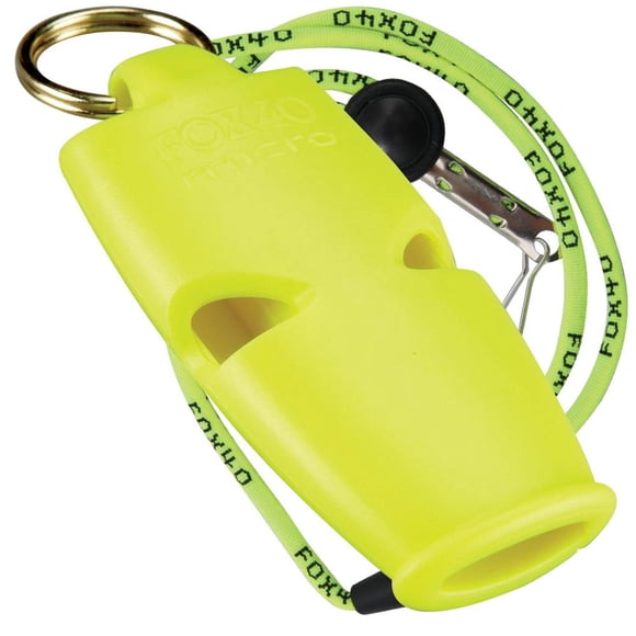 Silbato Fox 40 Micro sin bola con cordón compacto