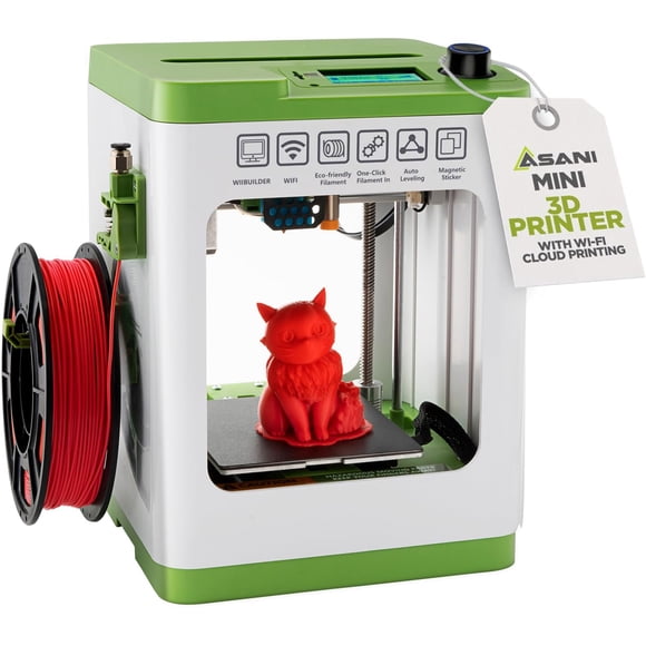 Impresora 3D Asani Mini para niños y principiantes con kit de inicio