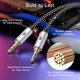 thumbnail image 4 of Cable de audio Cable Matters 500101-BLK-3x2, paquete de 2, 91 cm, 4 of 6