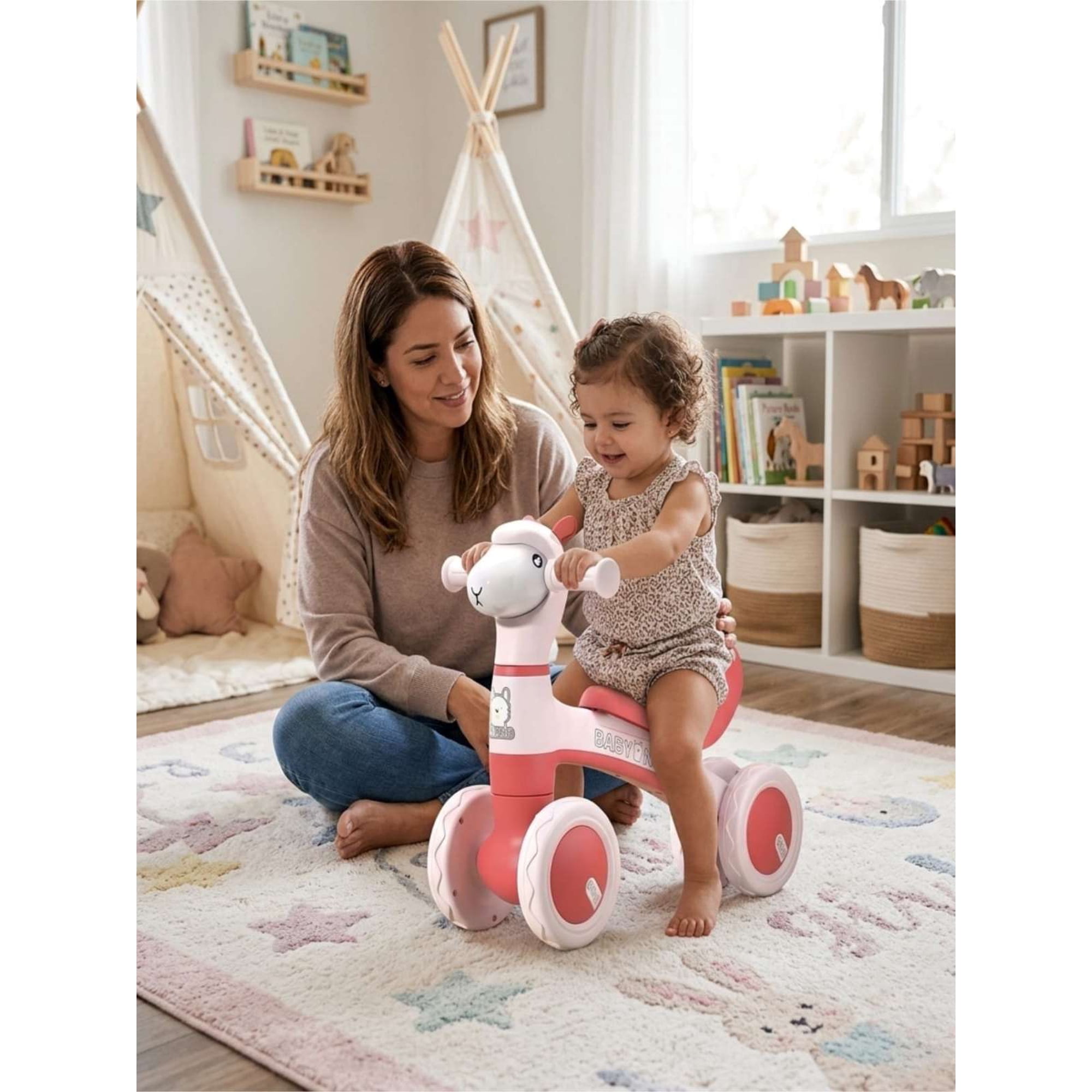 Todo Para El Hogar - Bicicleta De Equilibrio Para Bebés Con Ruedas Antideslizantes