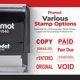 thumbnail image 4 of Sello de caucho autoentintado PROMOT COPY rojo recargable, 4 of 7