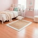 thumbnail image 4 of Alfombra de Yute Rectangular Borde Blanco 170x120 cm Atmosphera, 4 of 5
