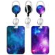 thumbnail image 1 of Portacredenciales Rcmyll Pack de 2 - Cielo Estrellado Morado, 1 of 7