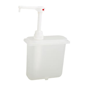 Bothyi - Botellas Con Bomba Para Condimentos, Salsas, Jarabes Para Ensaladas, Para Cocina, Restaurante, 1 L