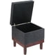 thumbnail image 2 of Pouf Baúl Emilia Gris Oscuro Altea 45x45x46 cm, 2 of 3