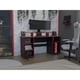 thumbnail image 2 of Escritorio Gamer Keria Con Puerta | Mesa Gamer Wengue Y Rojo | Escritorio PC Gaming Moderno, 2 of 12