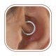 thumbnail image 1 of Pendiente ShineRose 8 mm/10 mm/12 mm CZ Plata/Oro, 1 of 6