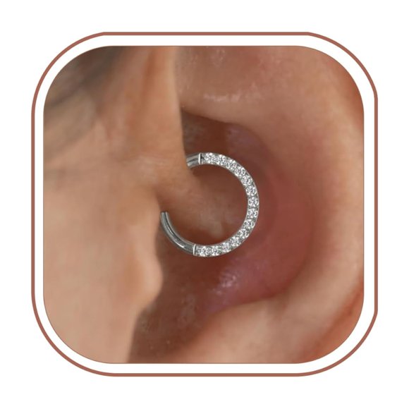 Pendiente ShineRose 8 mm/10 mm/12 mm CZ Plata/Oro