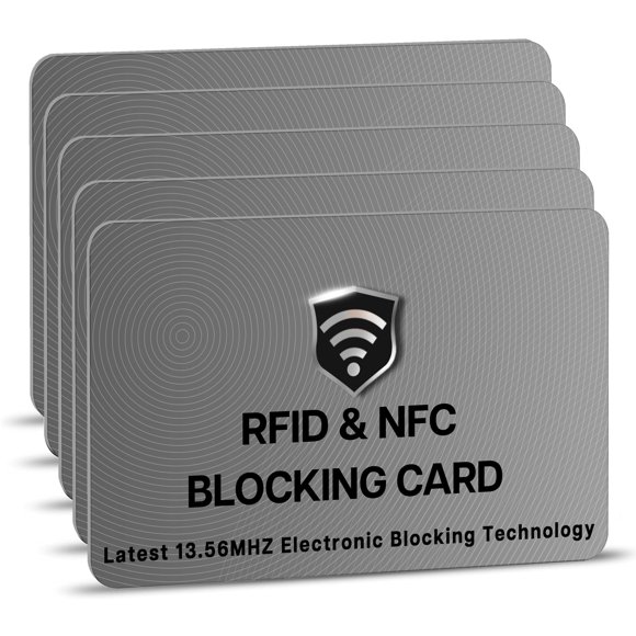 Tarjetas de bloqueo RFID SaiTech IT - Pack de 5 gris