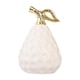 thumbnail image 3 of Estatua de pera, figura de cerámica, escultura de fruta, adorno de mesa, material cerámico único, adecuado para decoración del hogar, oficina, dormito Blanco, 3 of 5