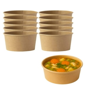 Disparo - Set 20 Envases Para Sopa Kraft 177Ml 6Oz Comida Desechable