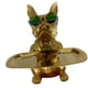 thumbnail image 4 of Estatua De Resina Para Perros, Bandeja Para Llaves, Cuenco Para Llaves Para Teléfono, Almacenamiento De Monedas, Dorado, 4 of 5