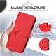 thumbnail image 3 of Funda Cartera Fibra de Carbono para Motorola MOTO S30 Pro 5G con Soporte y Cierre Magnético Rojo, 3 of 6
