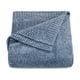 thumbnail image 3 of Manta de Cama Nautica Home Shiny suavidad de lujo 127x152cm azul, 3 of 7