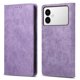 thumbnail image 1 of Funda tipo cartera con bloqueo RFID para Samsung Galaxy S26 Edge Con tapa abatible, portatarjetas, cierre magnético, TPU y soporte Morado, 1 of 6