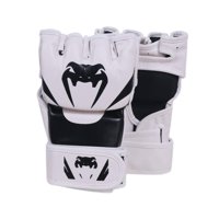 Ioensy - Guantes Mma Sparring Gear Guantes De Boxeo Impermeables Para Adultos Unisex Hombres Mujeres Blanco