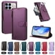 thumbnail image 4 of Funda con Billetera para [Xiaomi Poco F8 Ultra] con Bolsillo Zipper y Tarjetero Violeta, 4 of 6