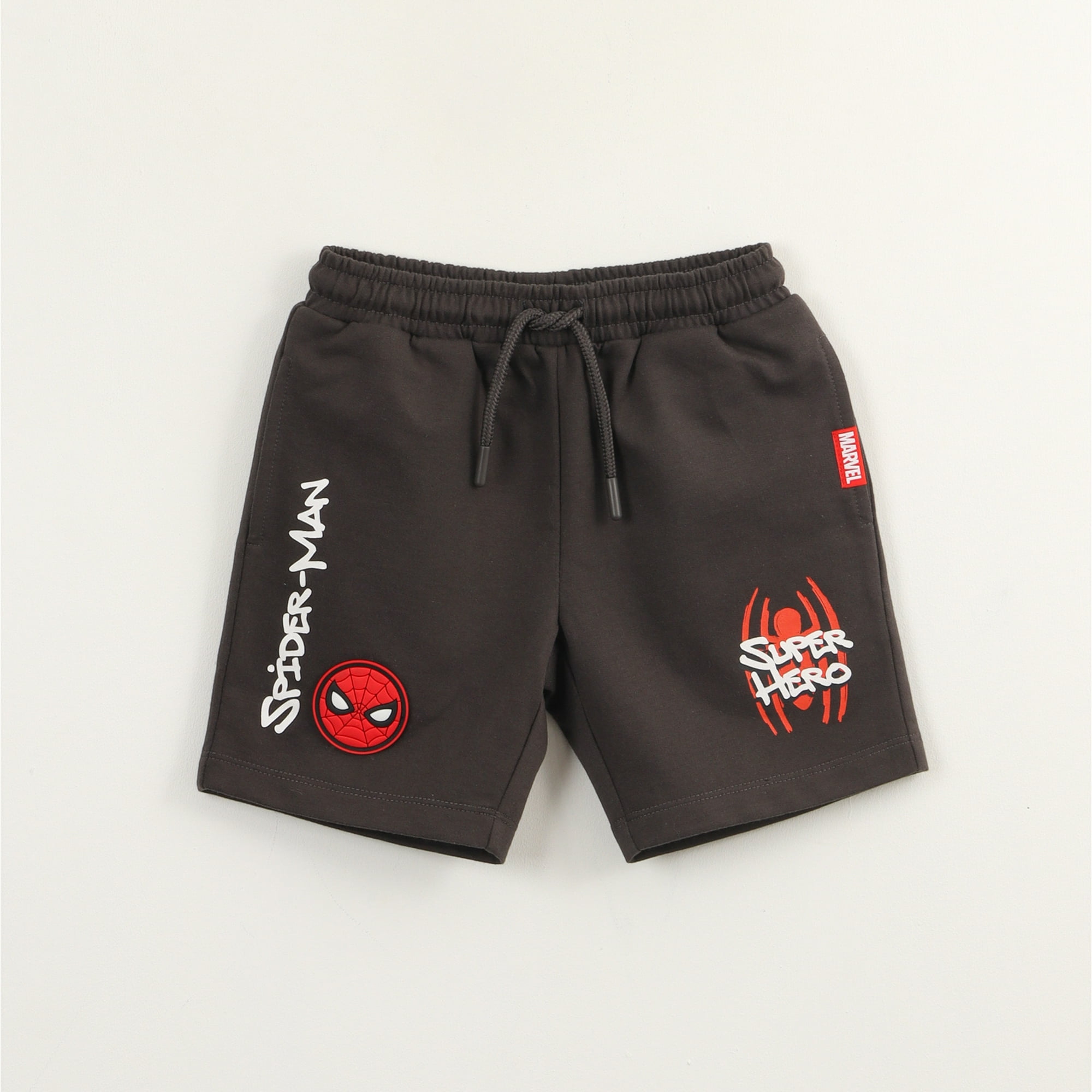 Short Niño Gris Super Hero Spiderman Marvel