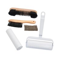 Magideal - Cepillo Para Mesa De Billar Y Riel Con Mango De Madera Paño De Pulido Accesorios Para Mesa De Billar Herramientas De Limpieza Resistentes Y Versátiles