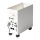thumbnail image 2 of Carrito De Servicio Debajo Del Escritorio, Carrito Móvil Con Ruedas Para Cocina, Dormitorio, Comedor, Color Blanco, 2 of 5