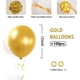 thumbnail image 2 of Globo BAUANOOY dorado metálico de 30 cm con cinta, 100 unidades, 2 of 7