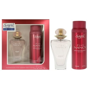 Rosa Nancy De Sapil Para Mujer - Set De Regalo Edp Spray, Desodorante Spray