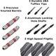 thumbnail image 5 of Soft Tip Darts Viper Wind Runner, 18 g, con anillos rojos, 5 of 9