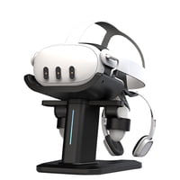 Soporte De Exhibición Aaronmei Para Controladores Headset Quest 3 Negro