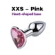 thumbnail image 1 of 1pc Waterproof Stainless Steel Anal Plug with Crystal Design - Perfect for Beginners and Couples - Enhance Your BDSM Experience, 1 of 5
